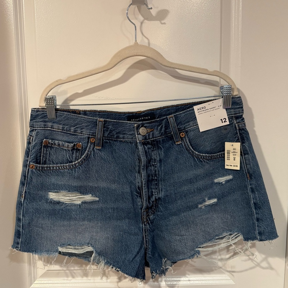 Aeropostale Distressed Boyfriend Shorts
